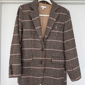 Topshop Herringbone Blazer